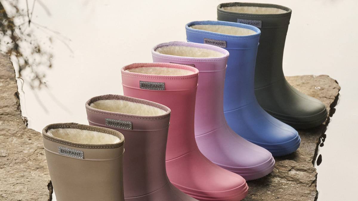 Gevoerde regenlaarzen en thermoboots voor kinderen