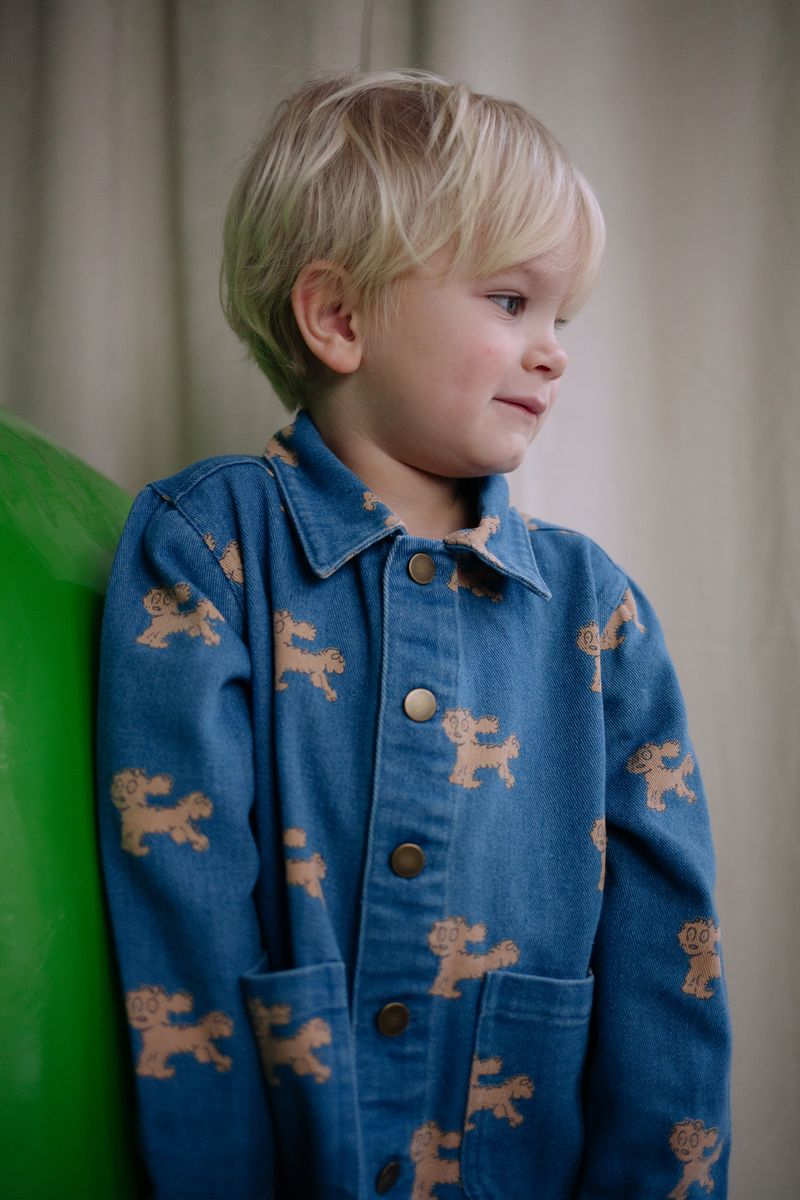 Daily Brat Waddles Dog Denim Jacket