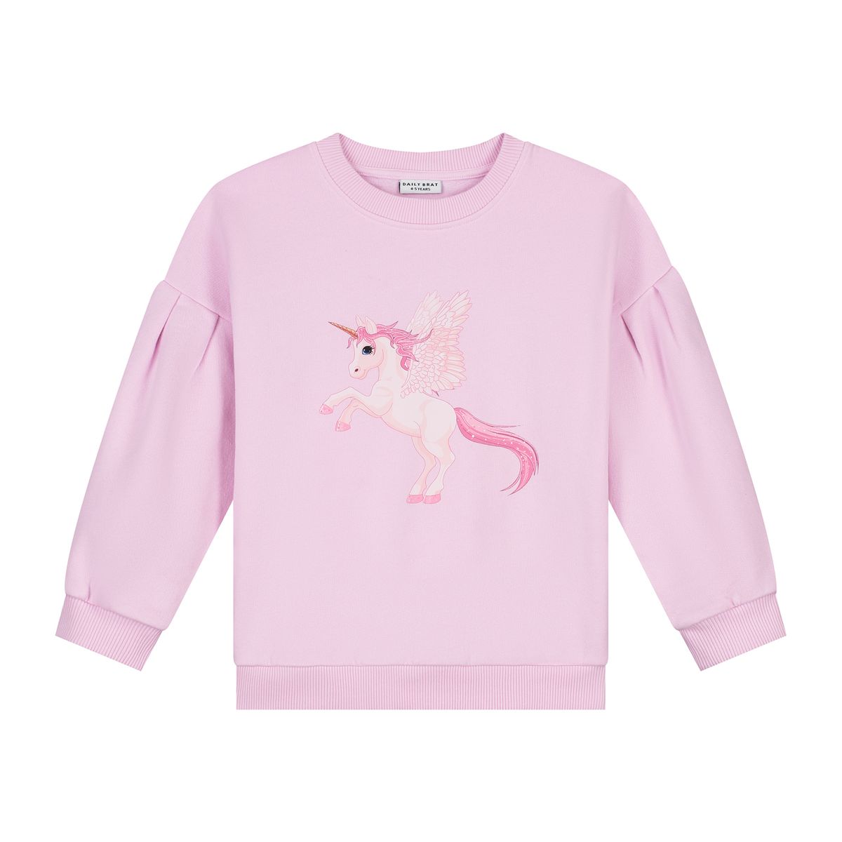Daily Brat Marsmallow Unicorn Sweater Fluffy Pink
