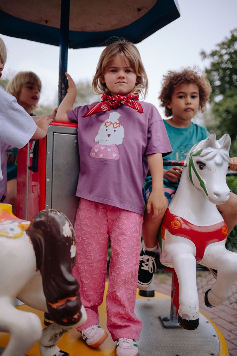 Daily Brat Mary Puppins T-shirt Plum