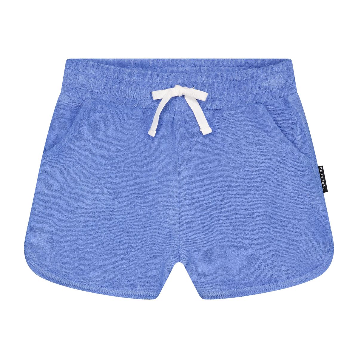 Daily Brat Gigglin Towel Shorts Blue