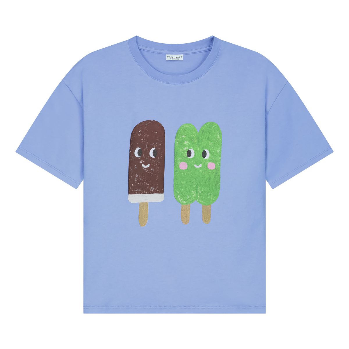 Daily Brat Ice Cream T-shirt Blue