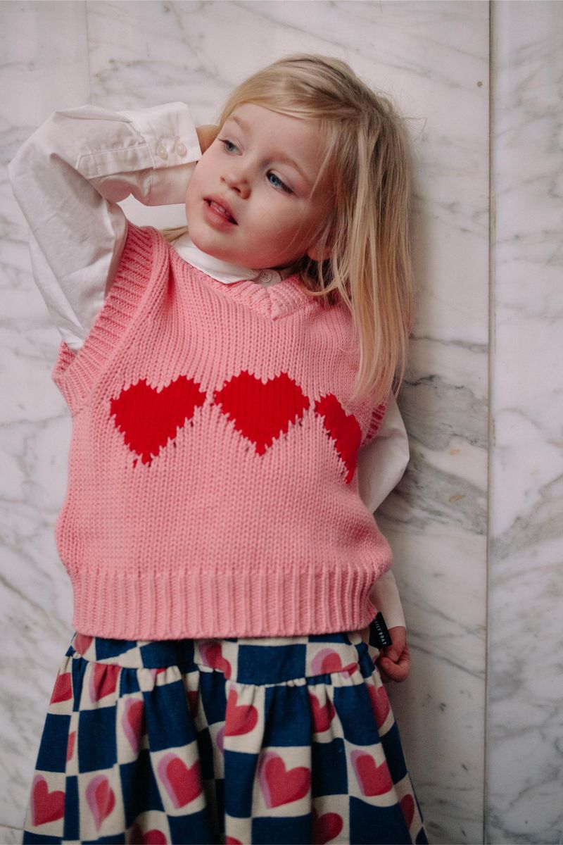 Daily Brat Pink Heart Spencer