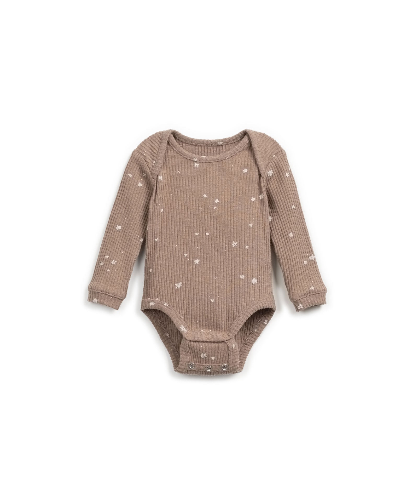 Play Up Printed Rib Flamé Body Romper