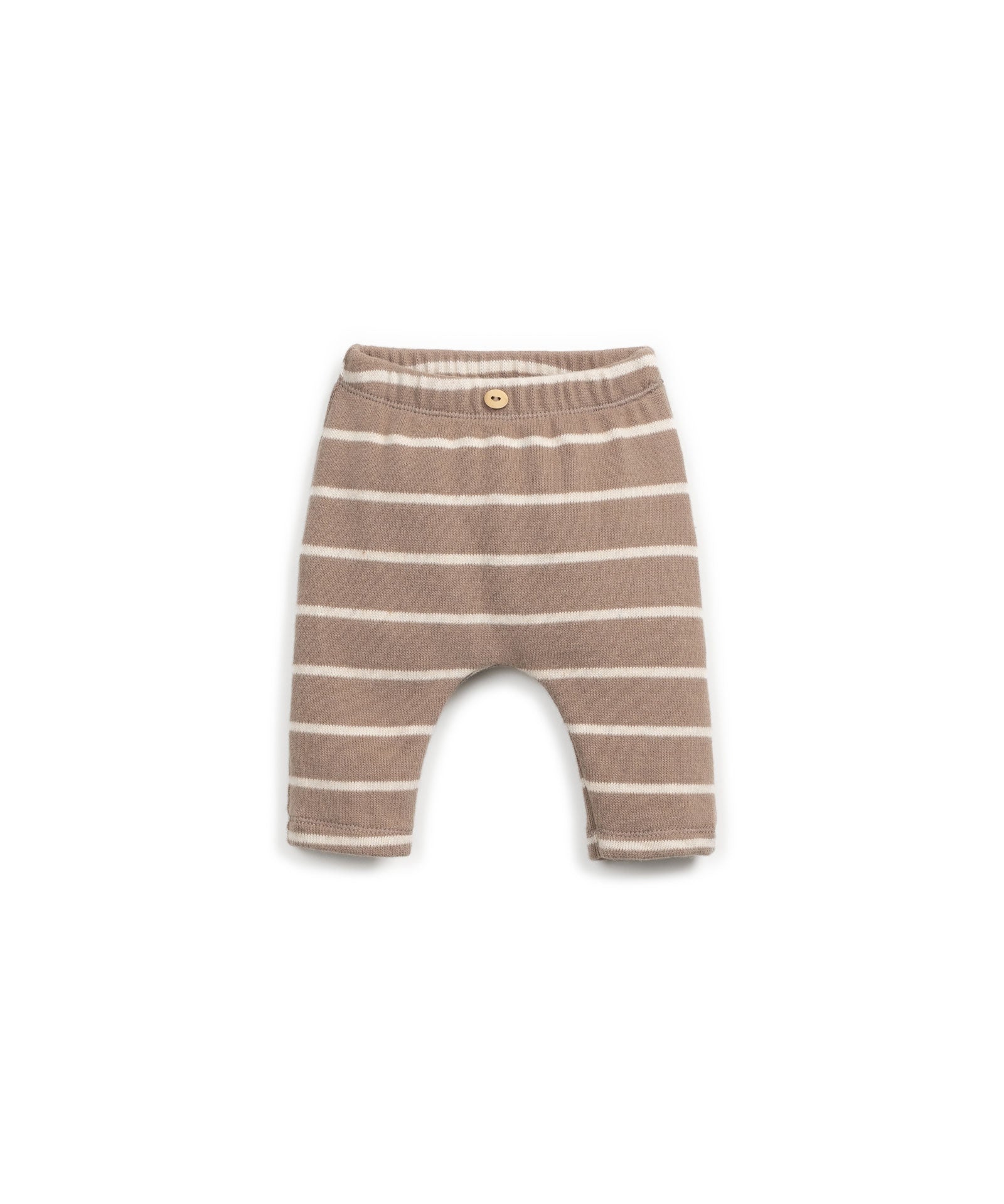 Play Up Striped Jersey Leggings Taupe
