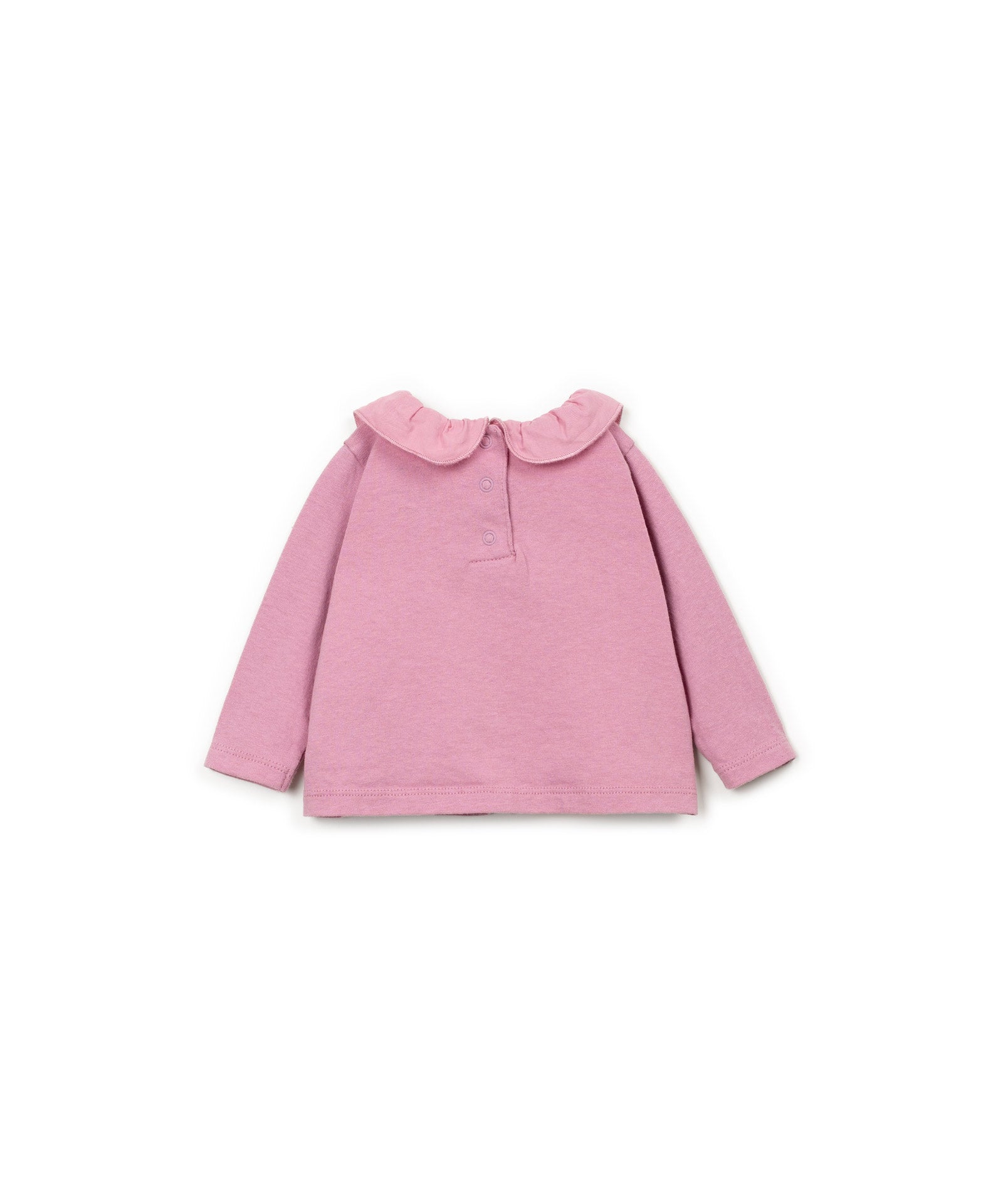 Play Up Jersey LS T-shirt Met Kraag Roze