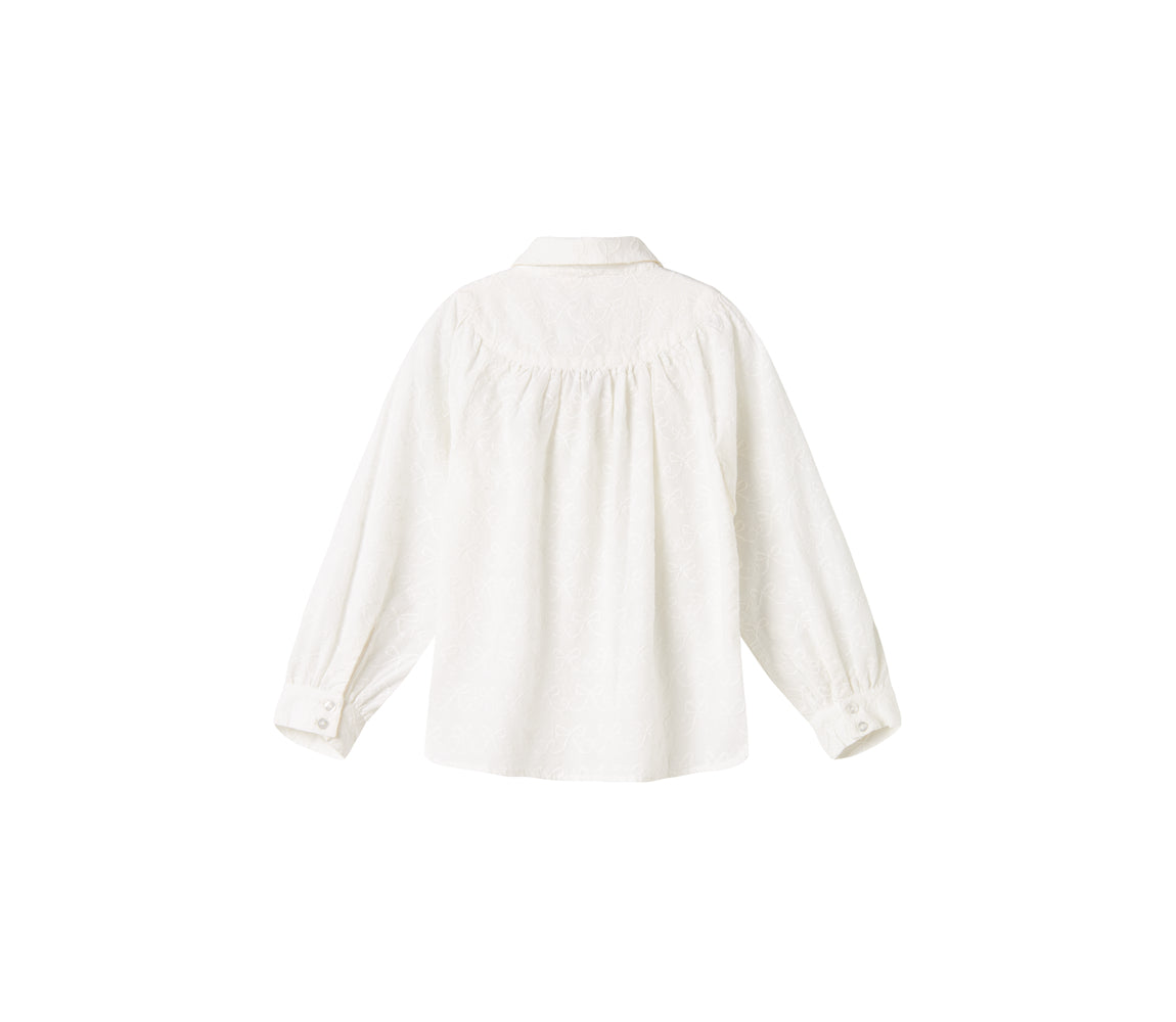 MarMar Copenhagen Trissa Cotton Bow Blouse Girls
