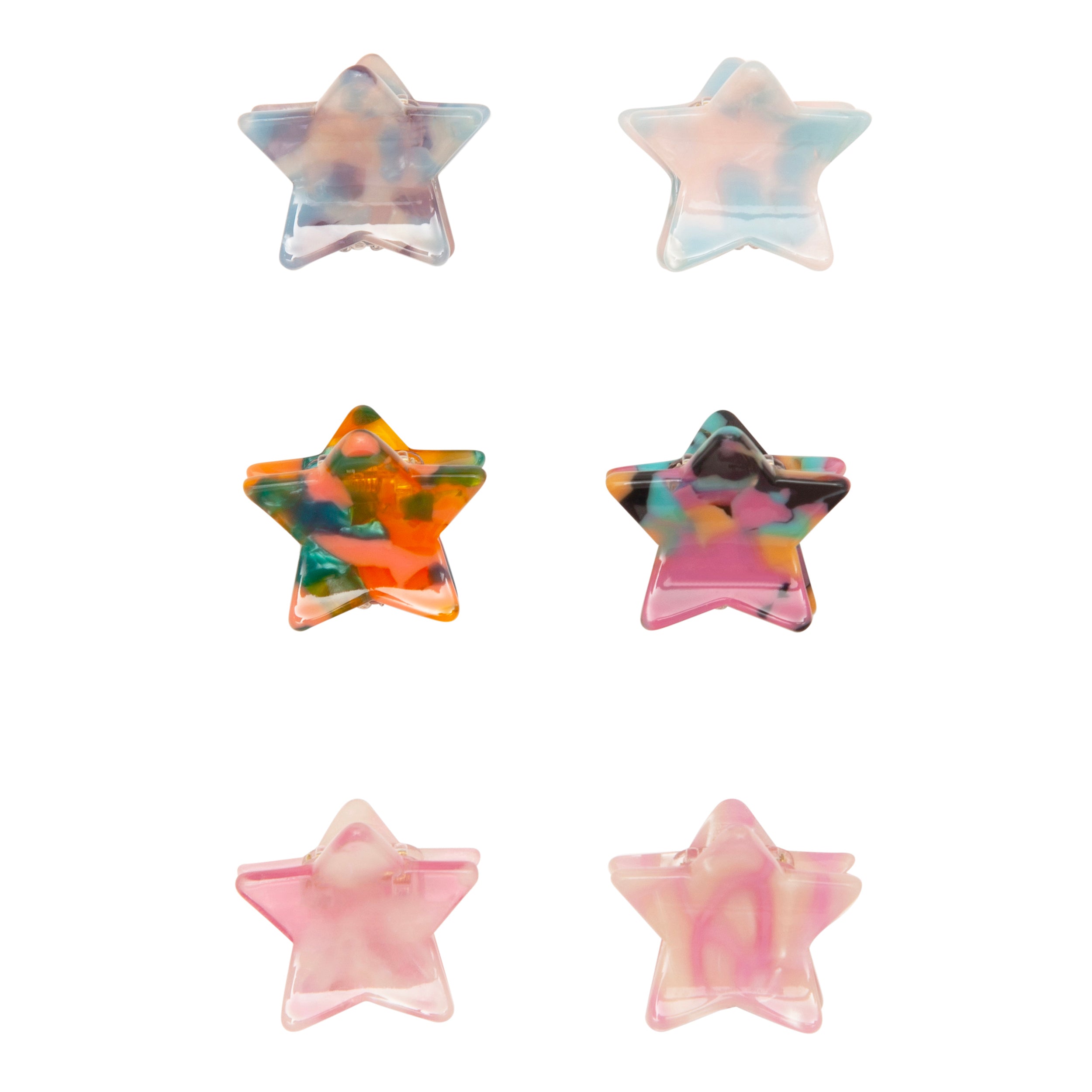 Mimi & Lula Mini Stars Claws Bright Multi 6st