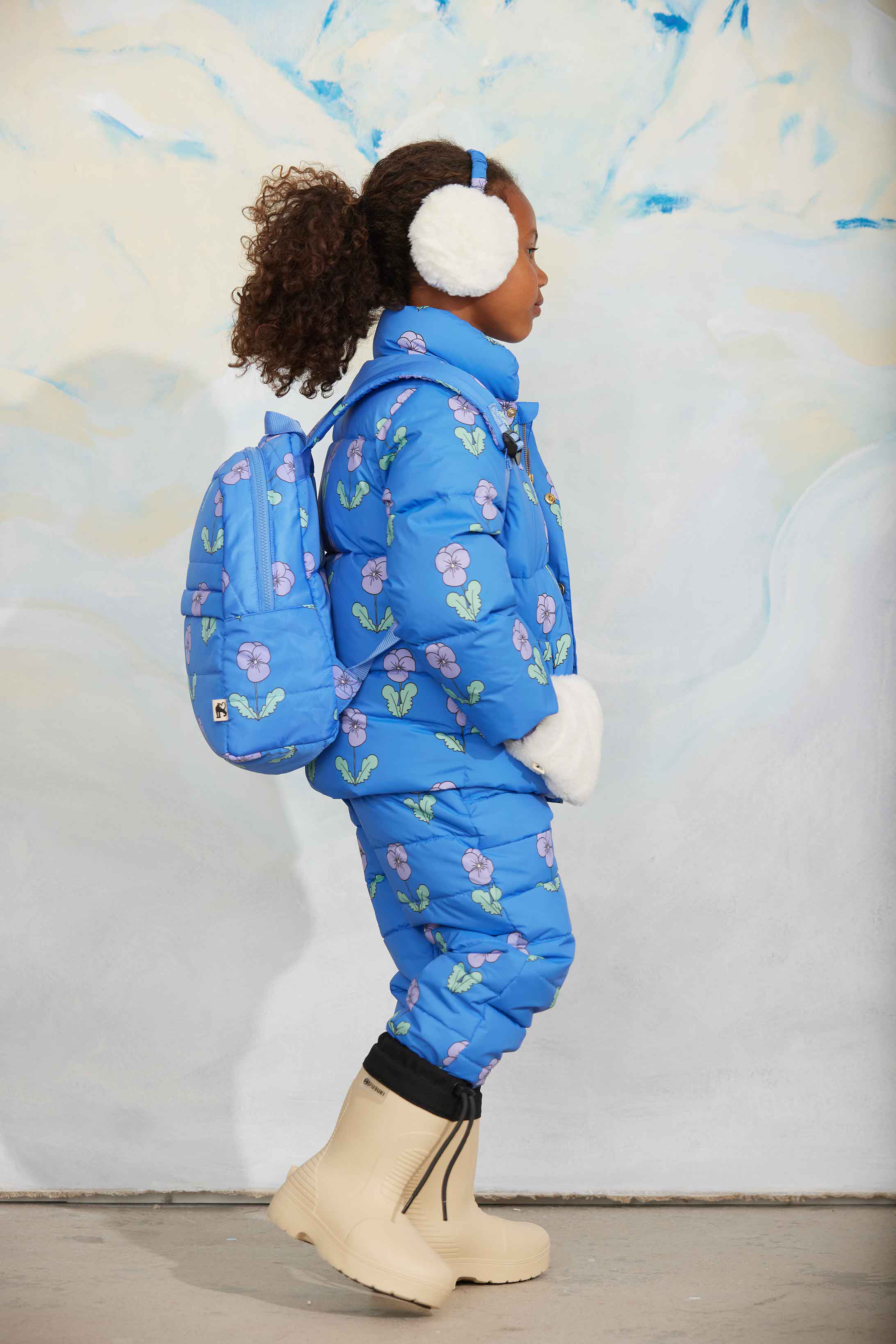 Mini Rodini Violas Aop Citypuffer Winterjas
