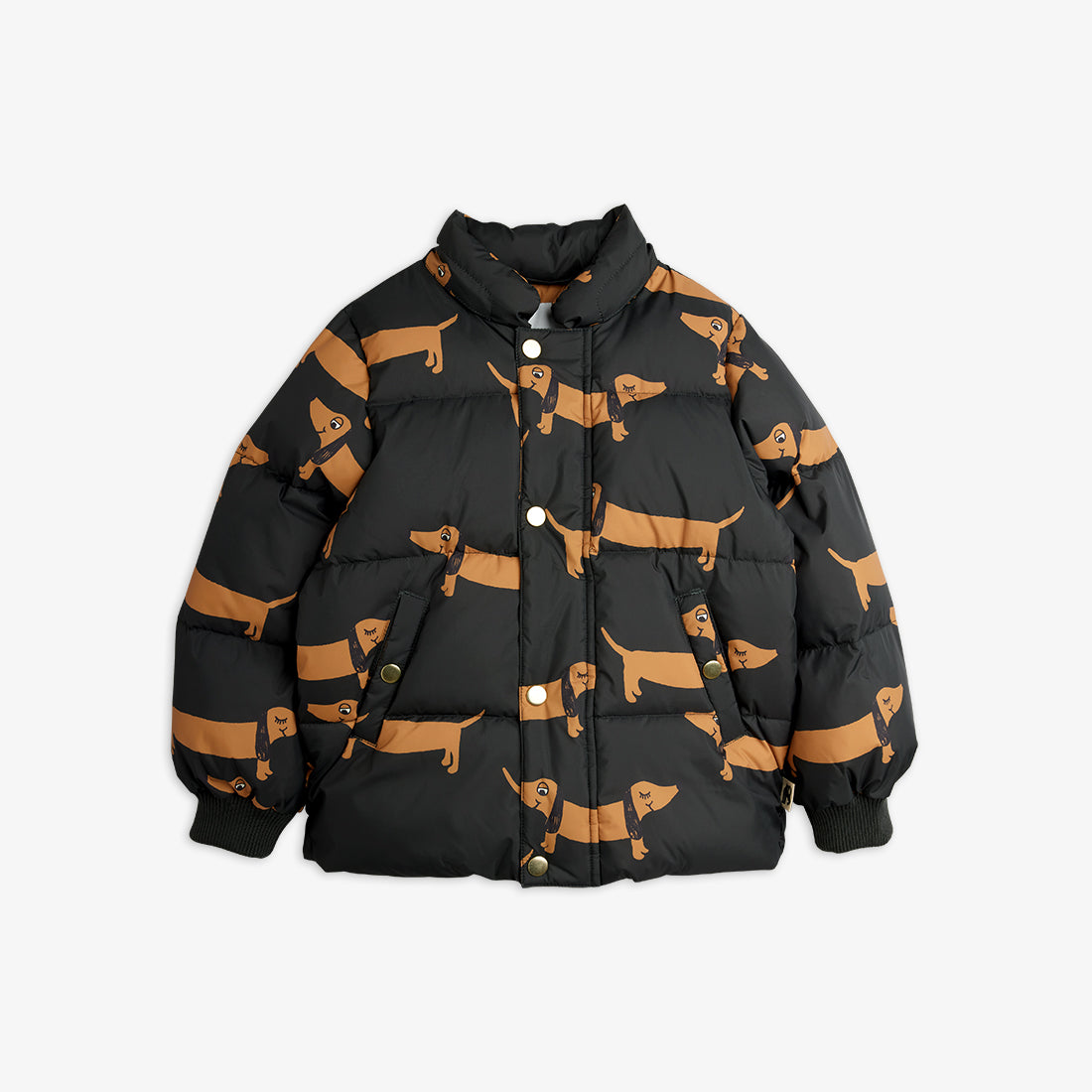 Mini Rodini Dog Aop Hooded Puffer