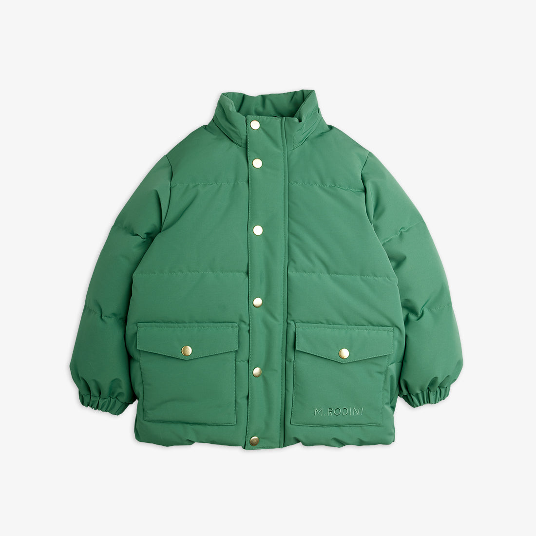 Mini Rodini Solid Heavy Puffer Groen
