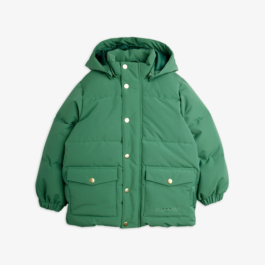 Mini Rodini Solid Heavy Puffer Groen