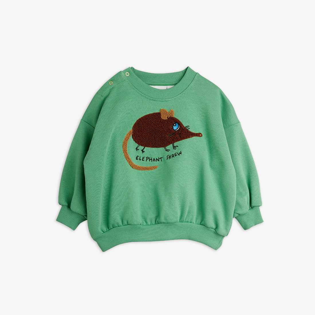 Mini Rodini Elephant Shrew Chenille Sweatshirt