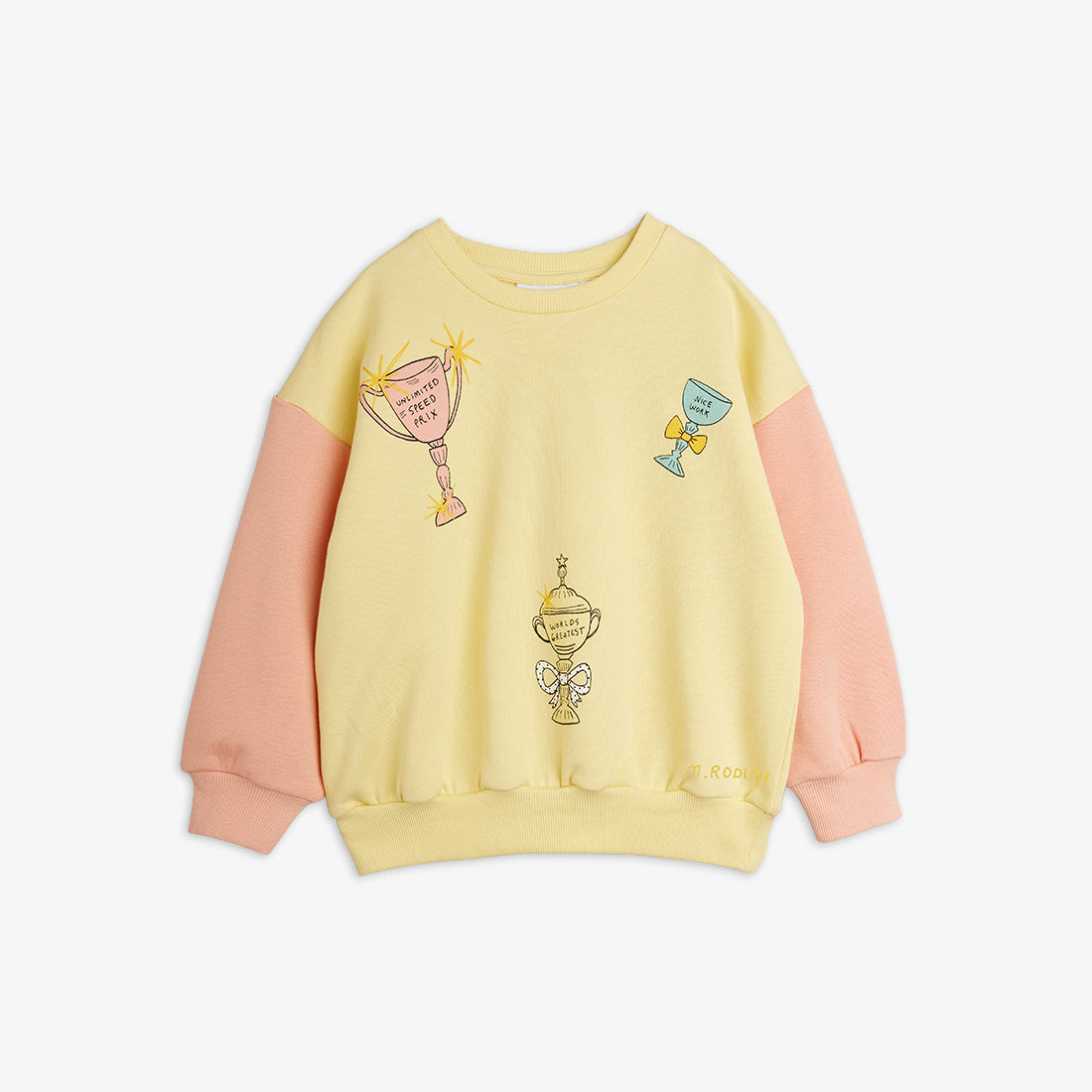Mini Rodini Trophies Sp Sweatshirt Yellow