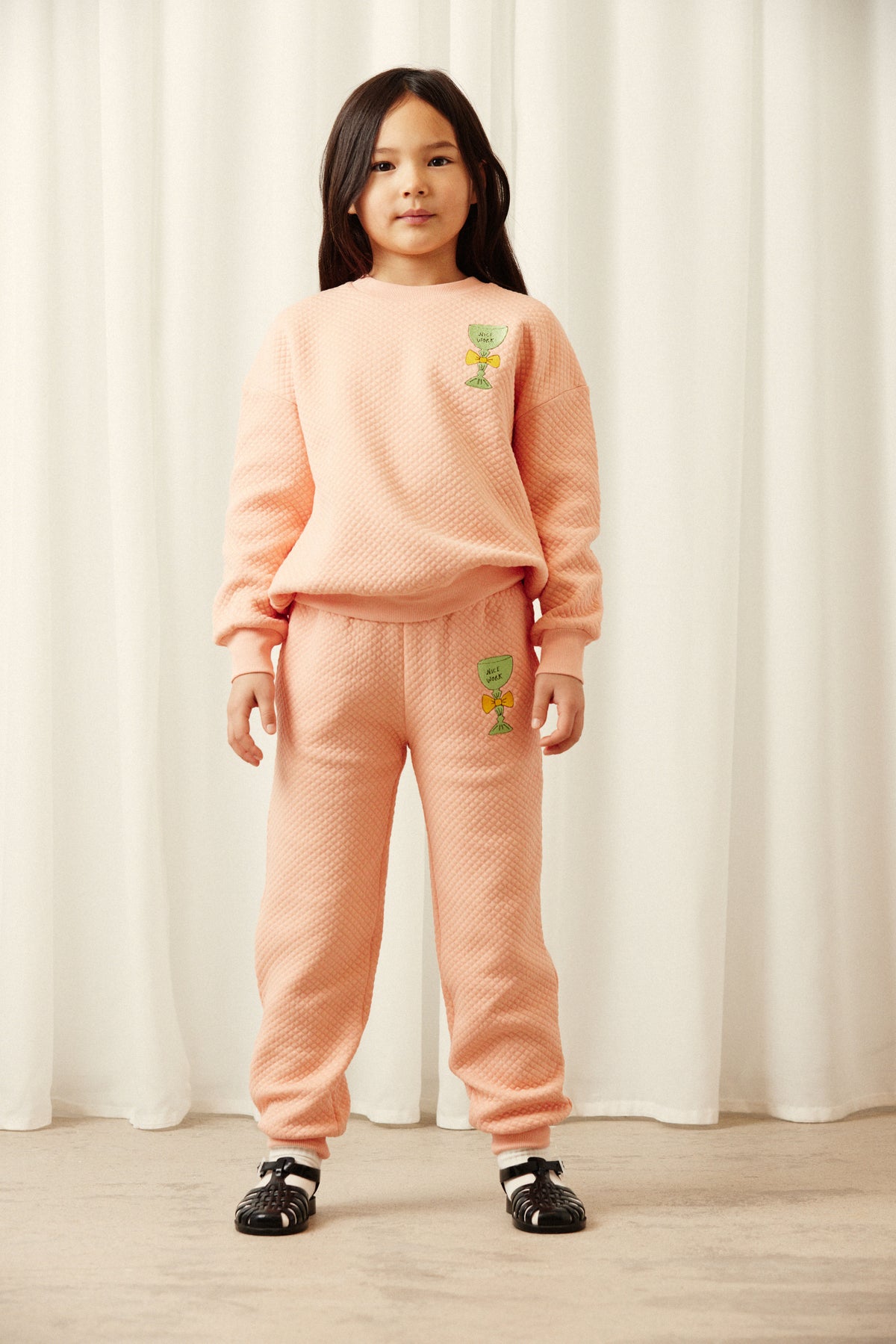 Mini Rodini Trophy Emb Quilted Sweatpants