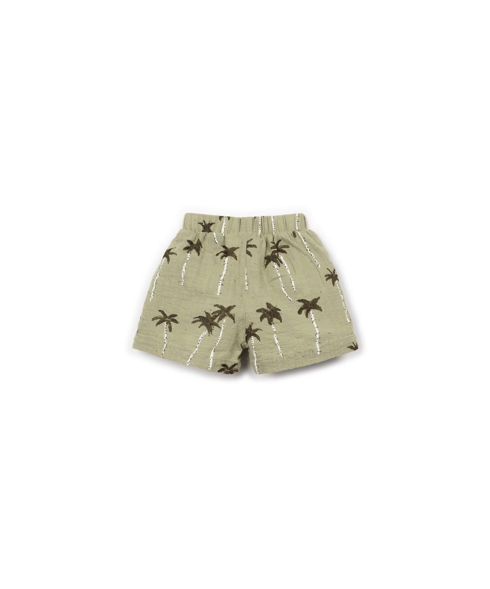 Play Up Printed Woven Baby Shorts Green