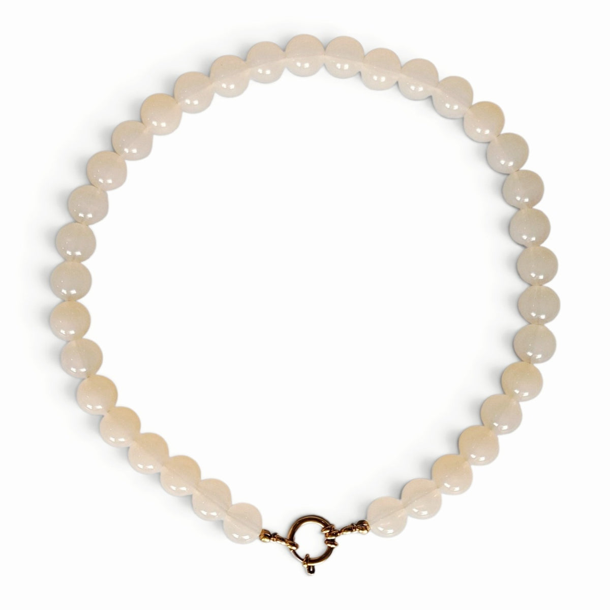 Feestbeest Kralenketting Beige