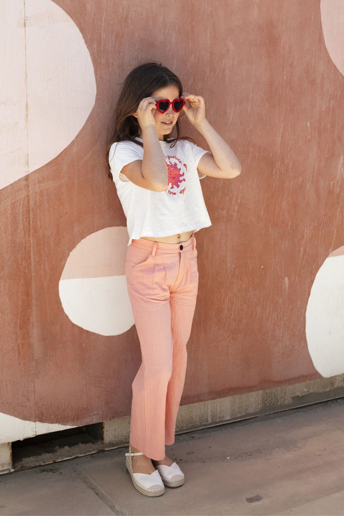 Ammehoela Broek Peach-Amber Girls