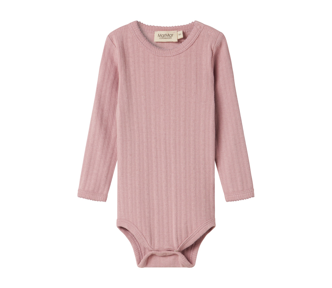 Marmar Copenhagen Benedicte Modal Soft Berry Romper Baby