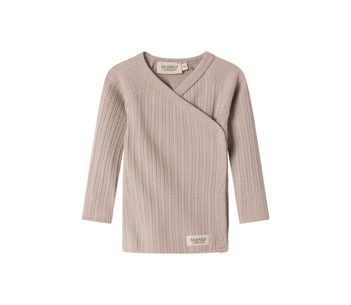 MarMar Copenhagen Tut Wrap Modal Pointelle Rib Longsleeve Baby