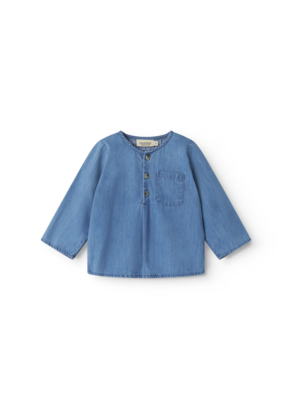 MarMar Copenhagen Troy Light Denim Baby Blouse