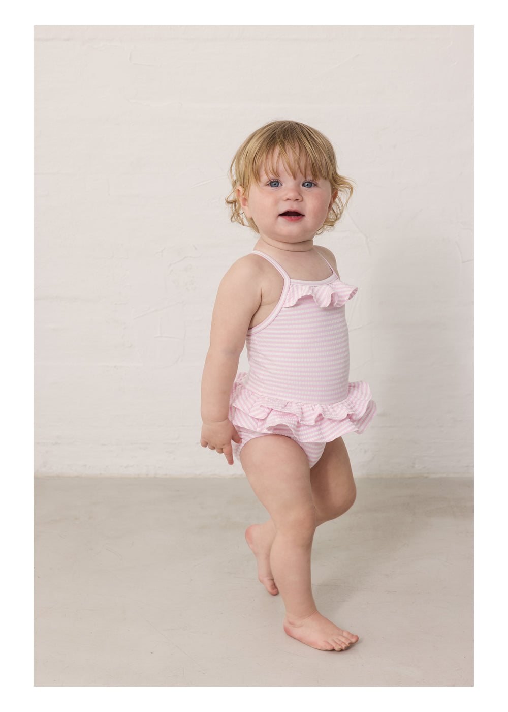 MarMar Copenhagen Baby Swinnie Badpak Pink Stripe