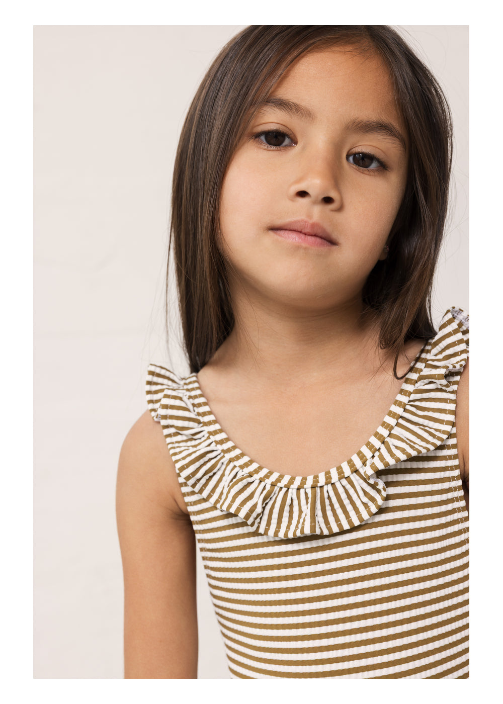 MarMar Copenhagen Swilla Badpak Dark Bronze Stripe