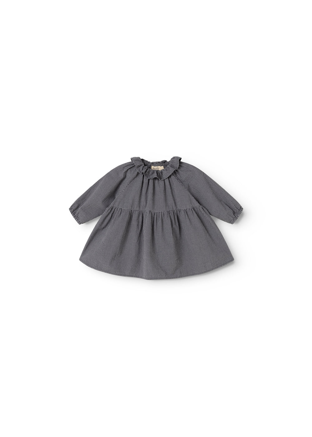 MarMar Copenhagen Baby Dawson Frill Dress Blue Check