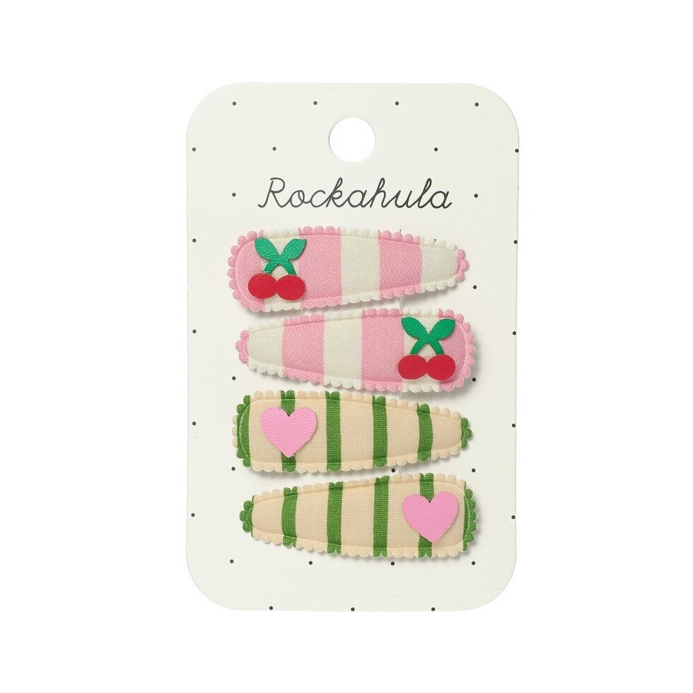 Rockahula Cherry Kids Fabric Clip Set