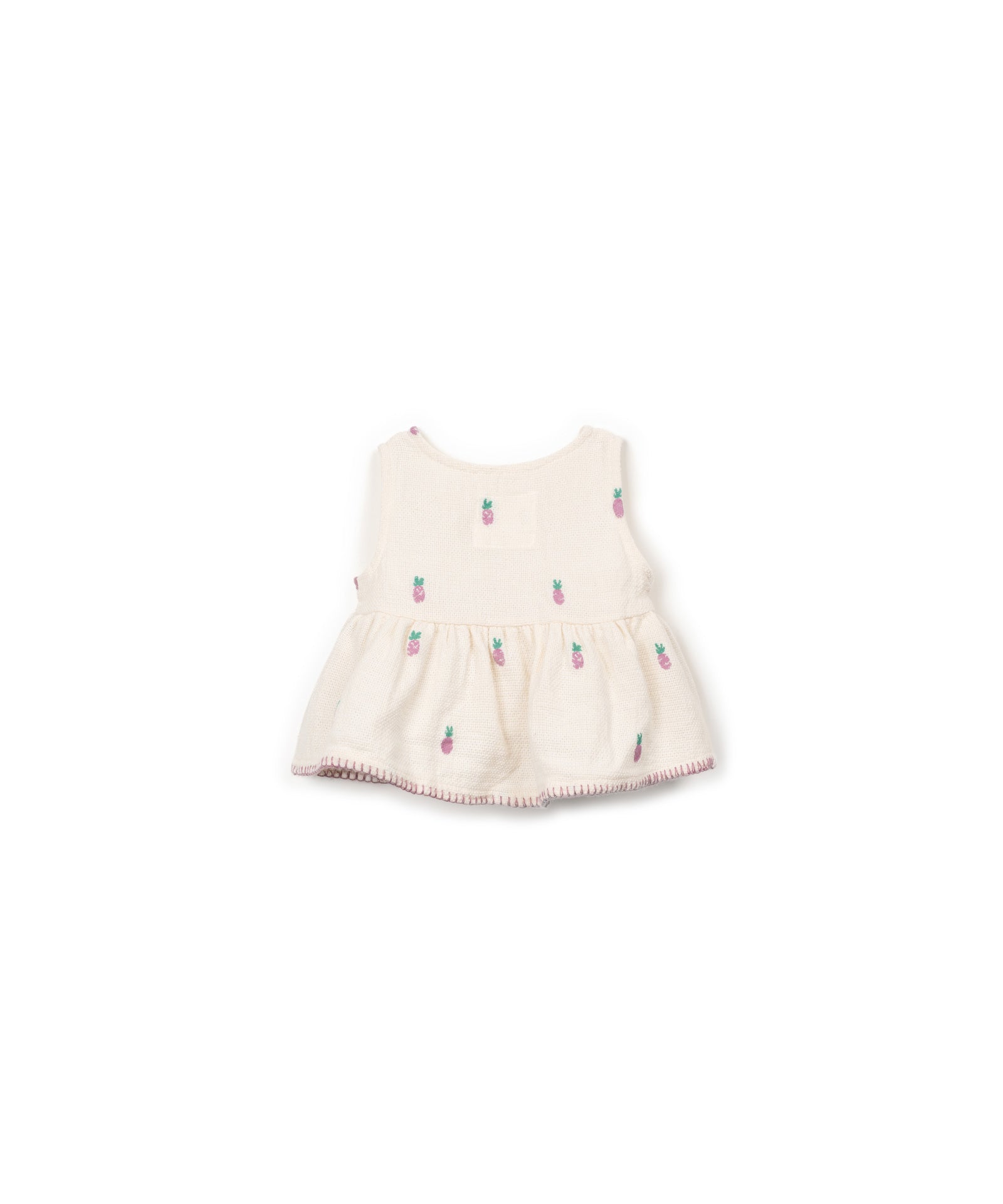 Play Up Woven Tank Top Pineapple