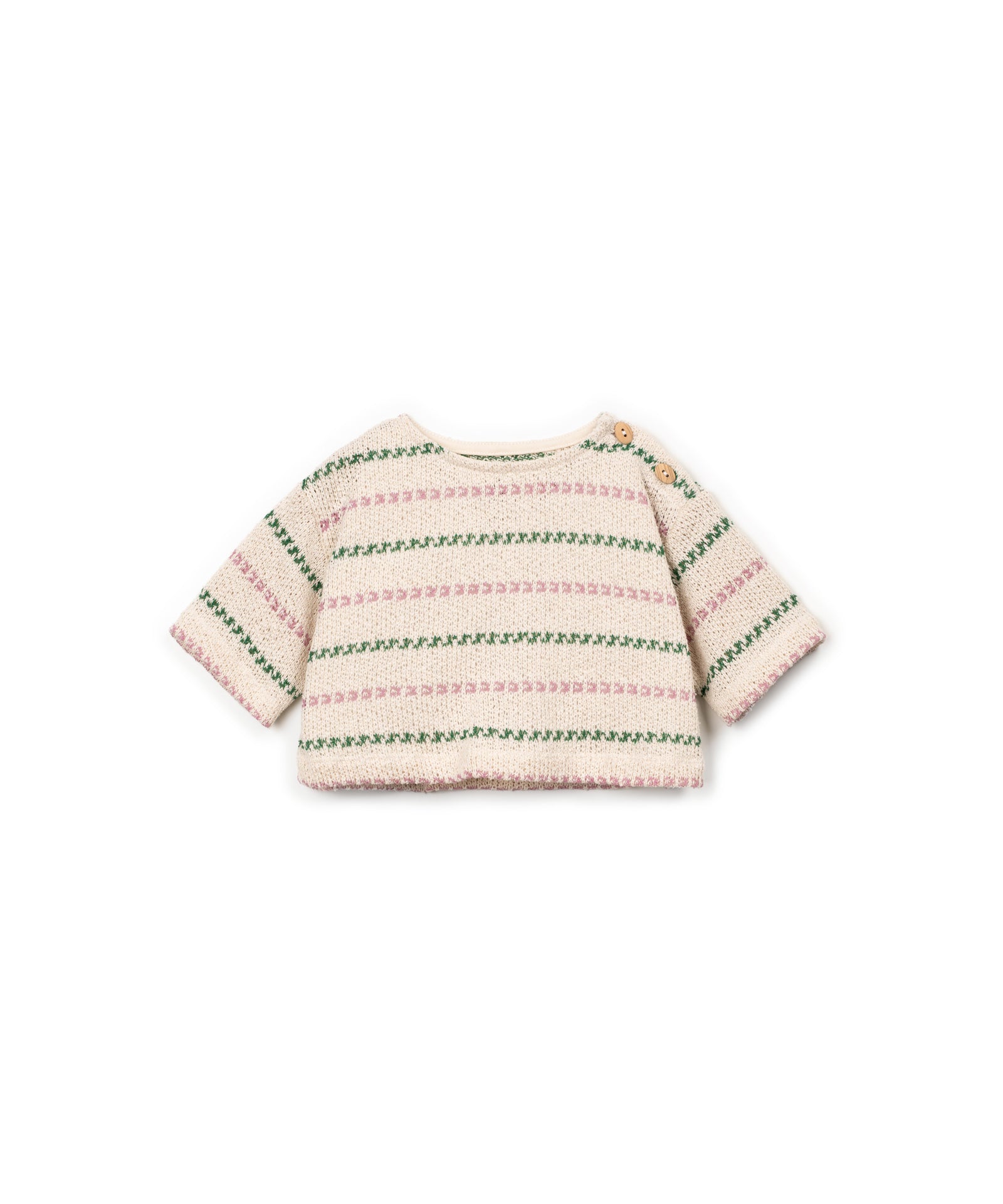 Play up Striped Jersey Baby Sweater