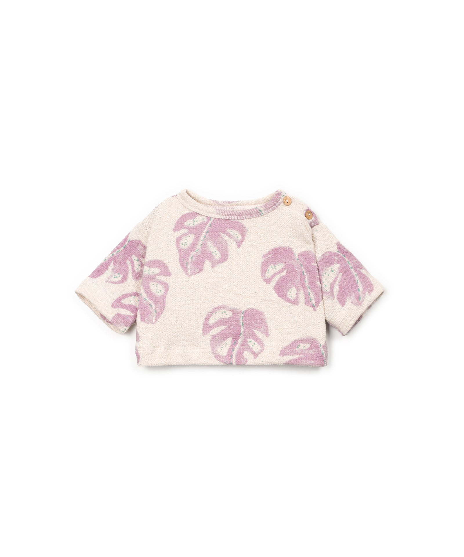 Play Up Printed Jersey Baby Sweater