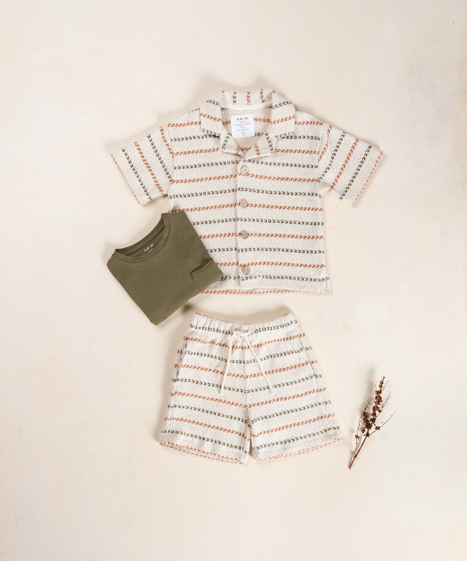 Play Up Baby Striped Jersey Blouse shirt