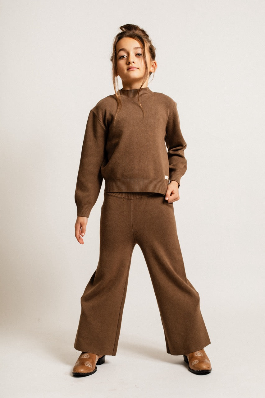 Baje Studio Cevio Brown Cacao Trui