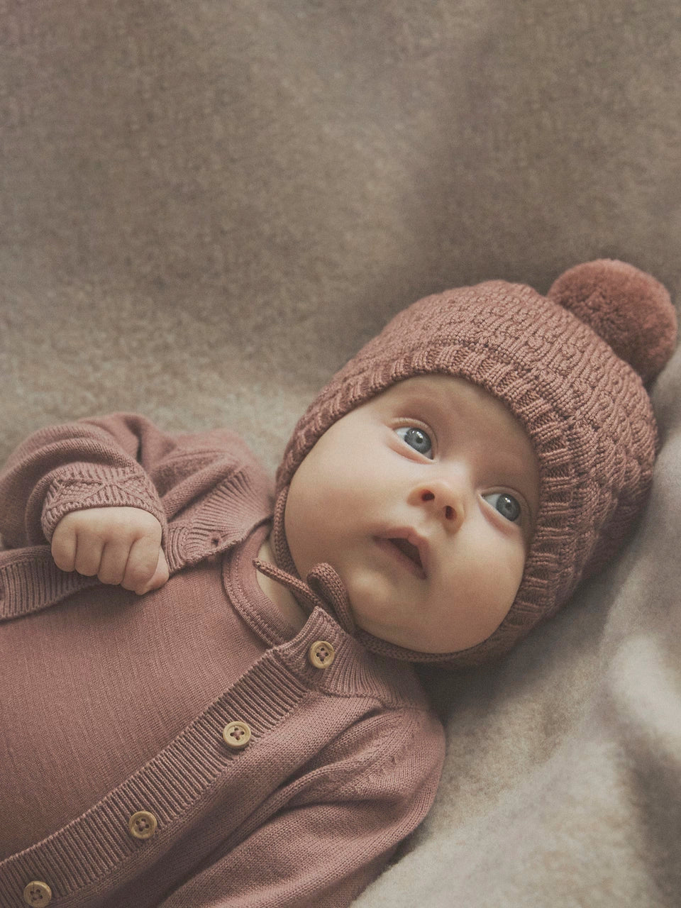 Huttelihut Baby Knit Vest Burlwood
