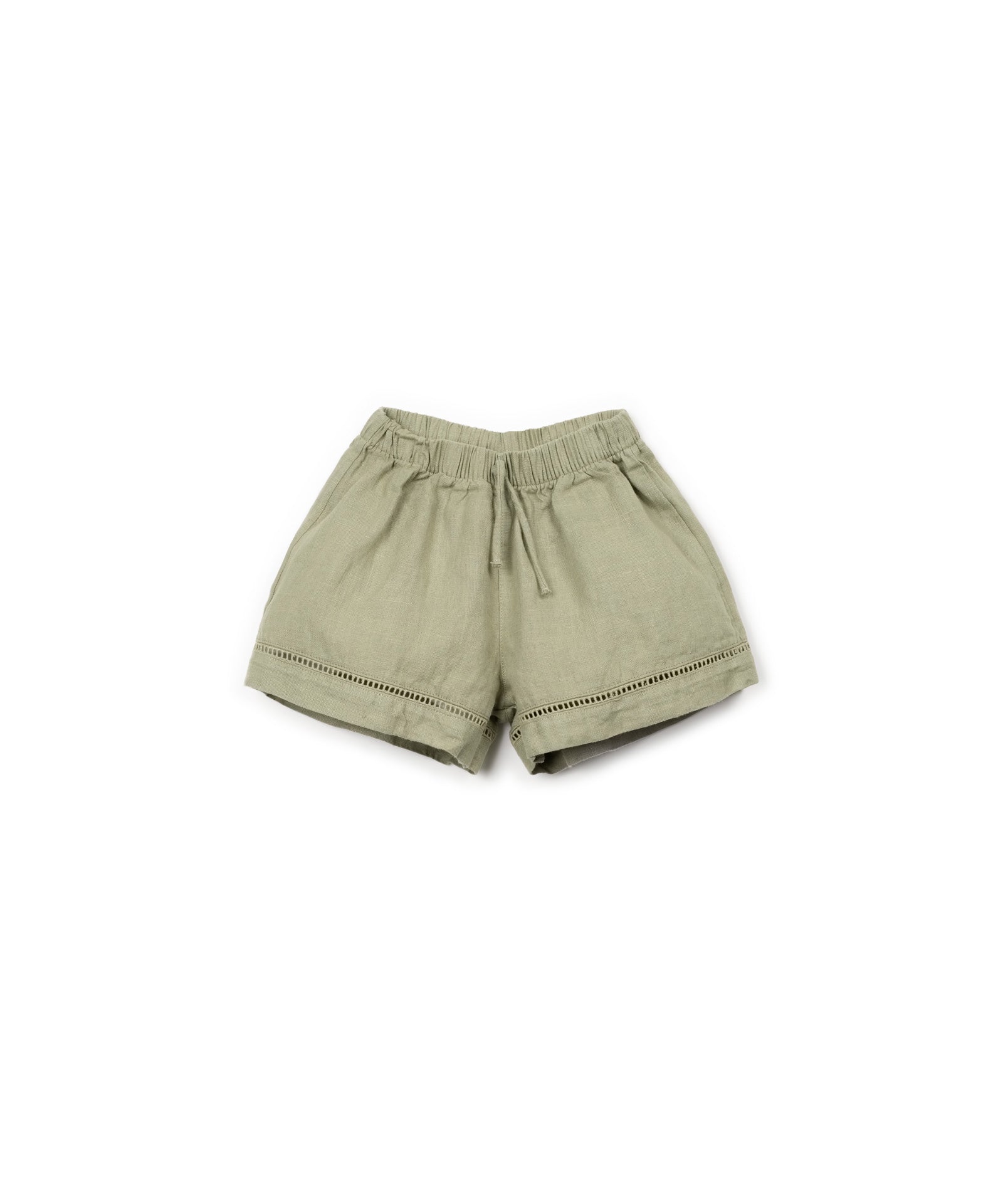 Play Up Linen Meisjes Short Groen