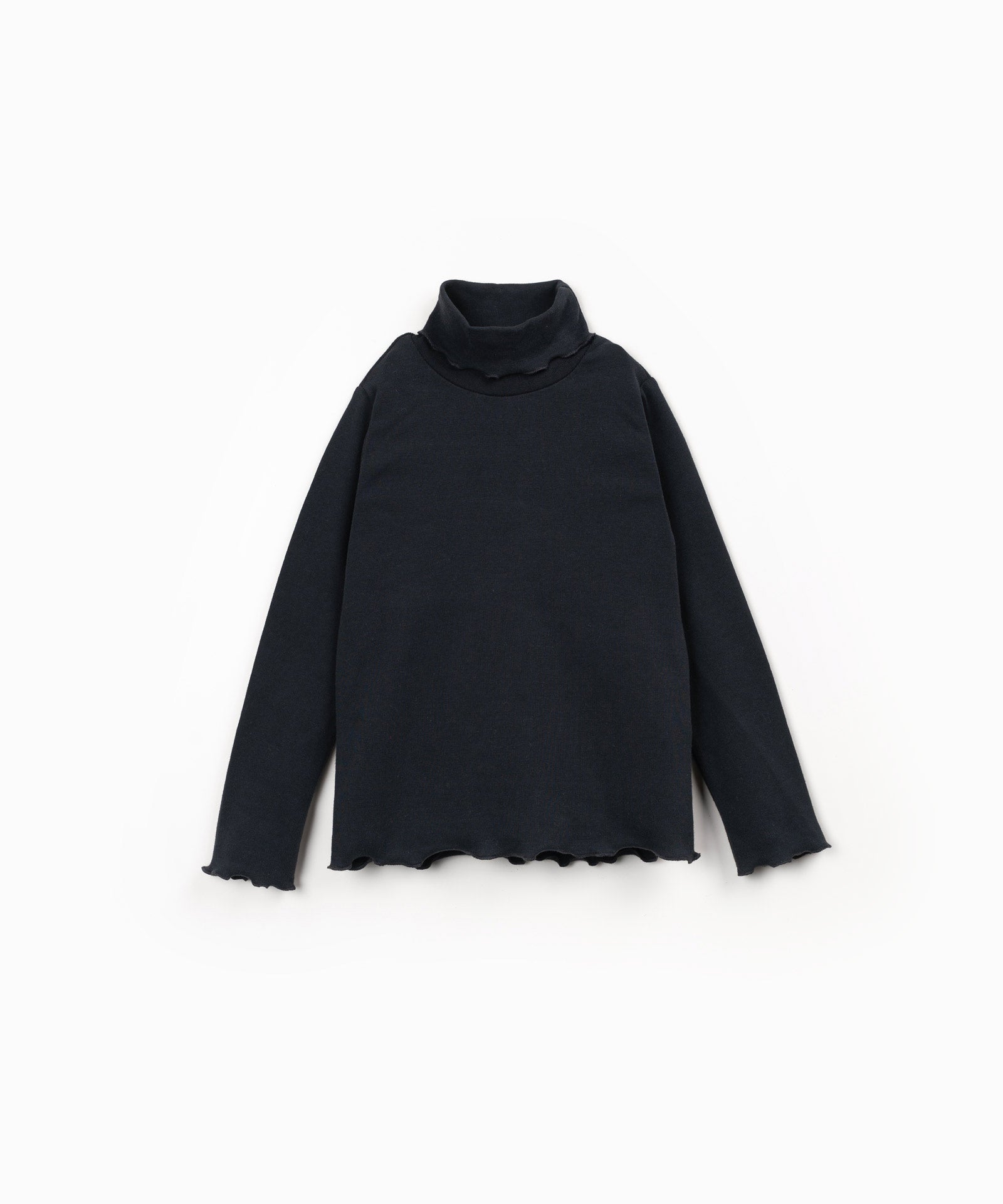 Play Up Rib Ls Kol T-shirt Black