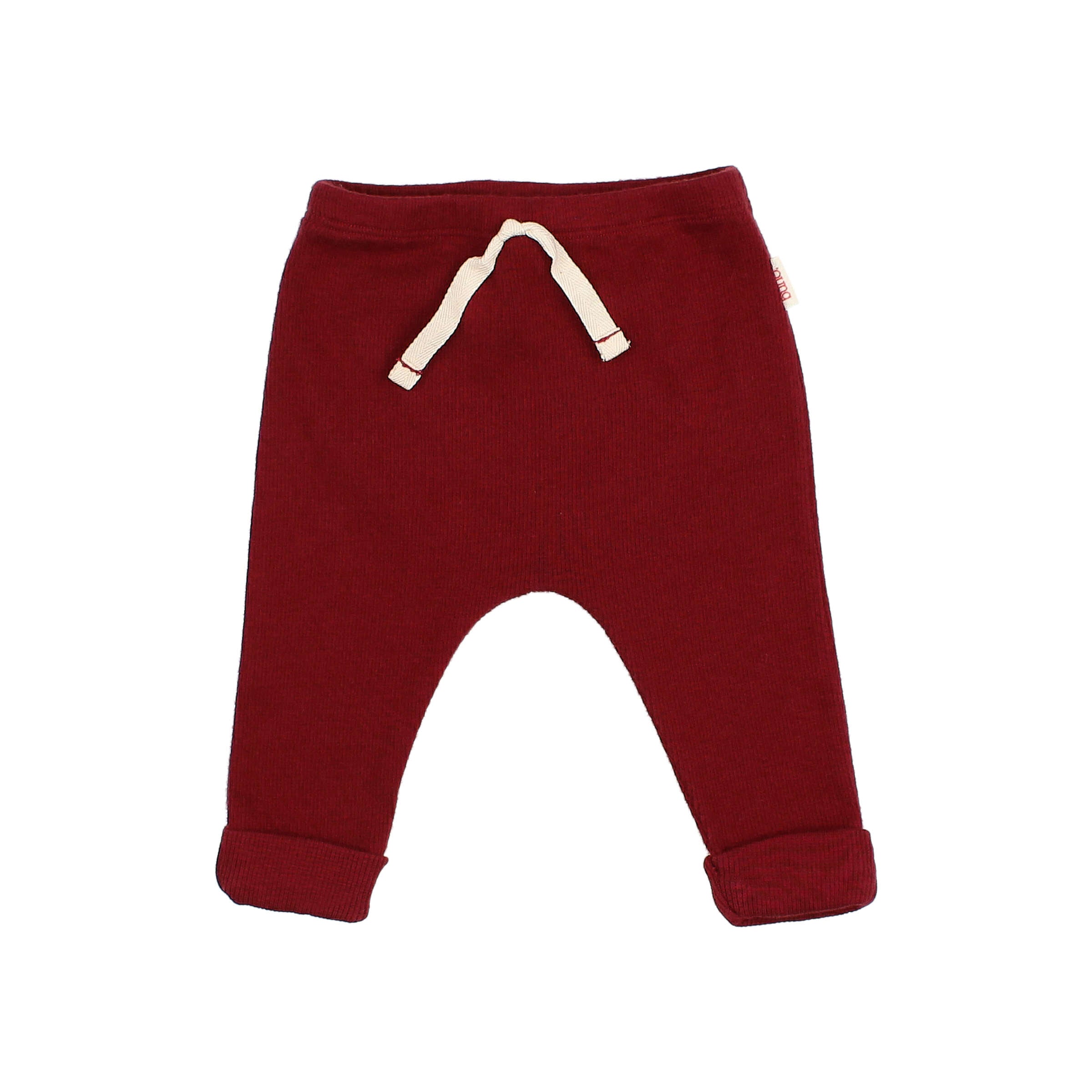 Búho baby Soft Rib Legging Pomegranate