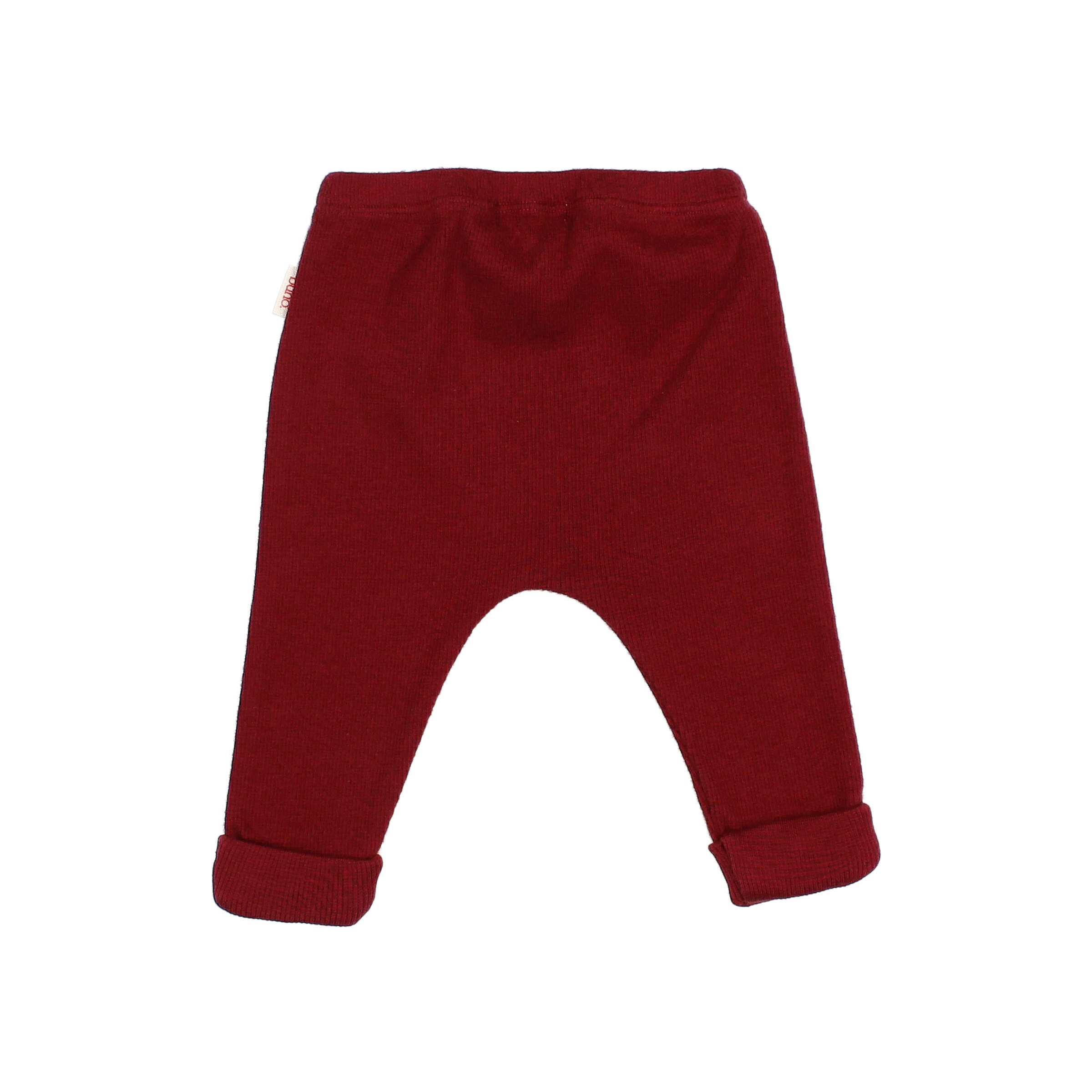 Búho baby Soft Rib Legging Pomegranate