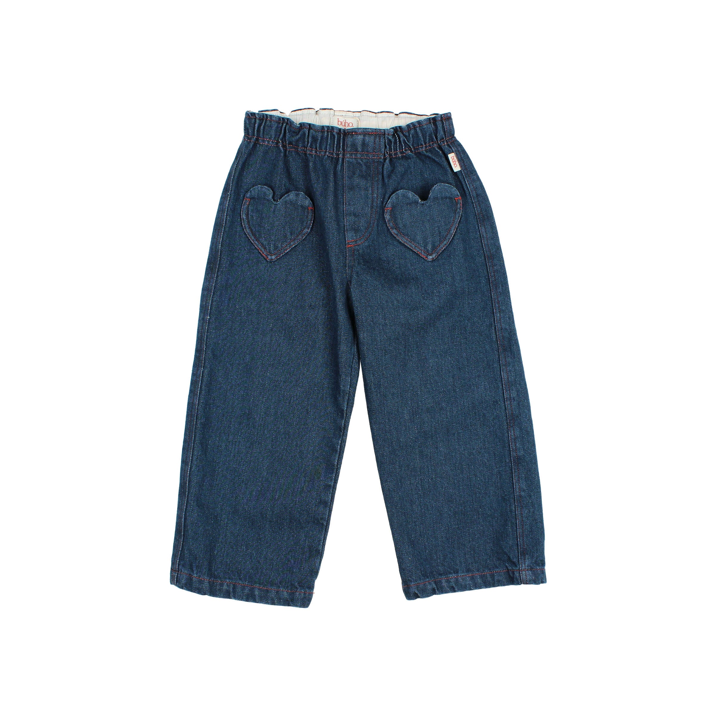 Búho Denim Girly Pants Hearts