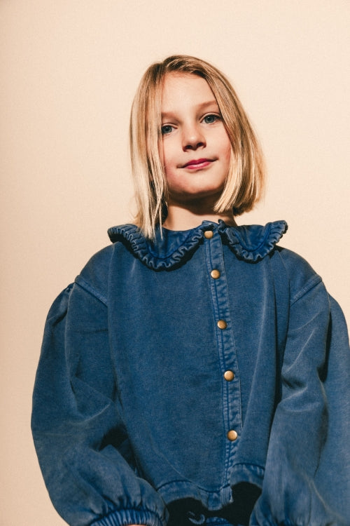Labo De Colores Mea Blue Denim Blouse