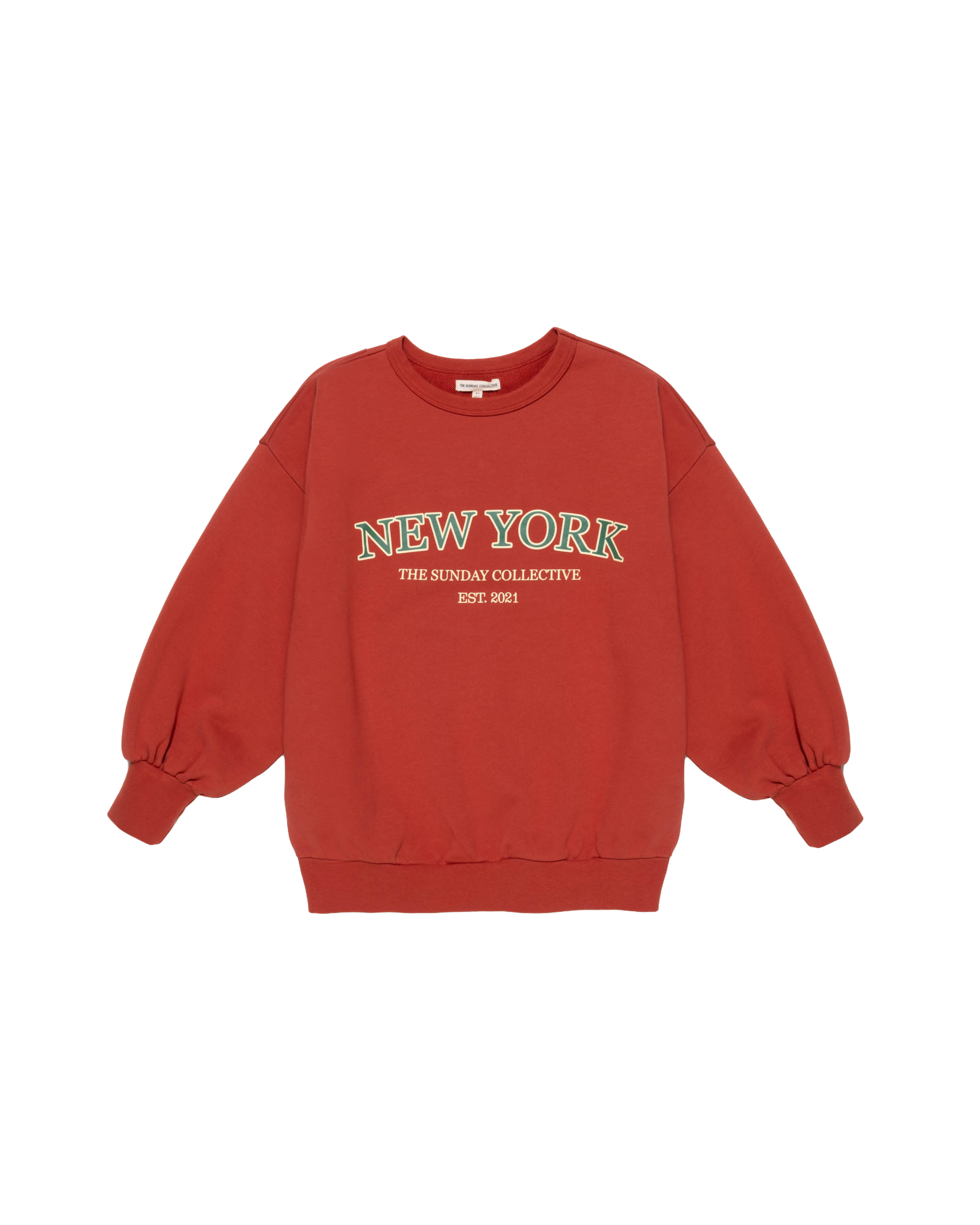 The Sunday Collective Weekend Sweatshirt In Rhythm Red