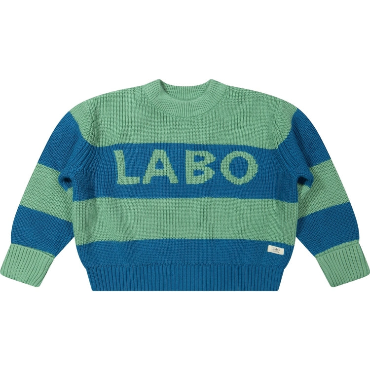 Labo De Colores Rhone Blue Stripe Trui