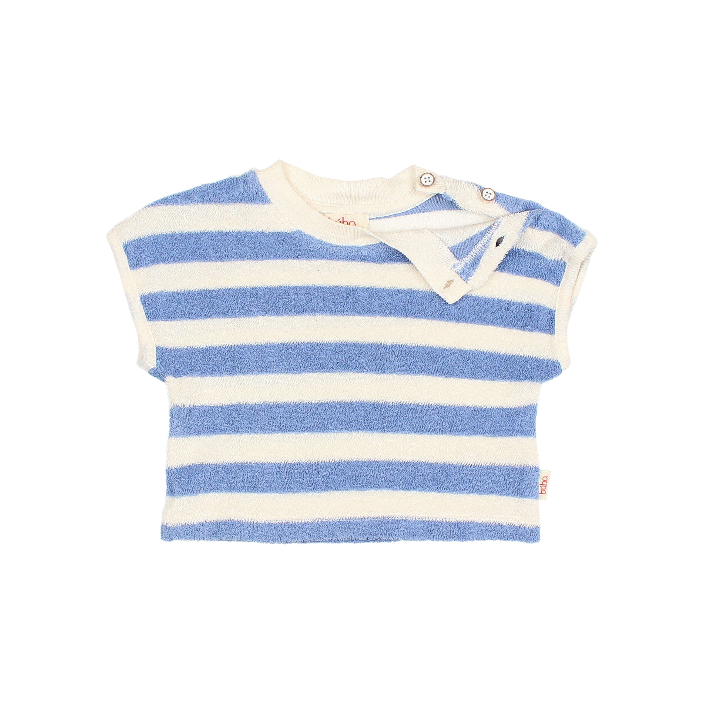 Búho Baby Terry Stripes T-shirt