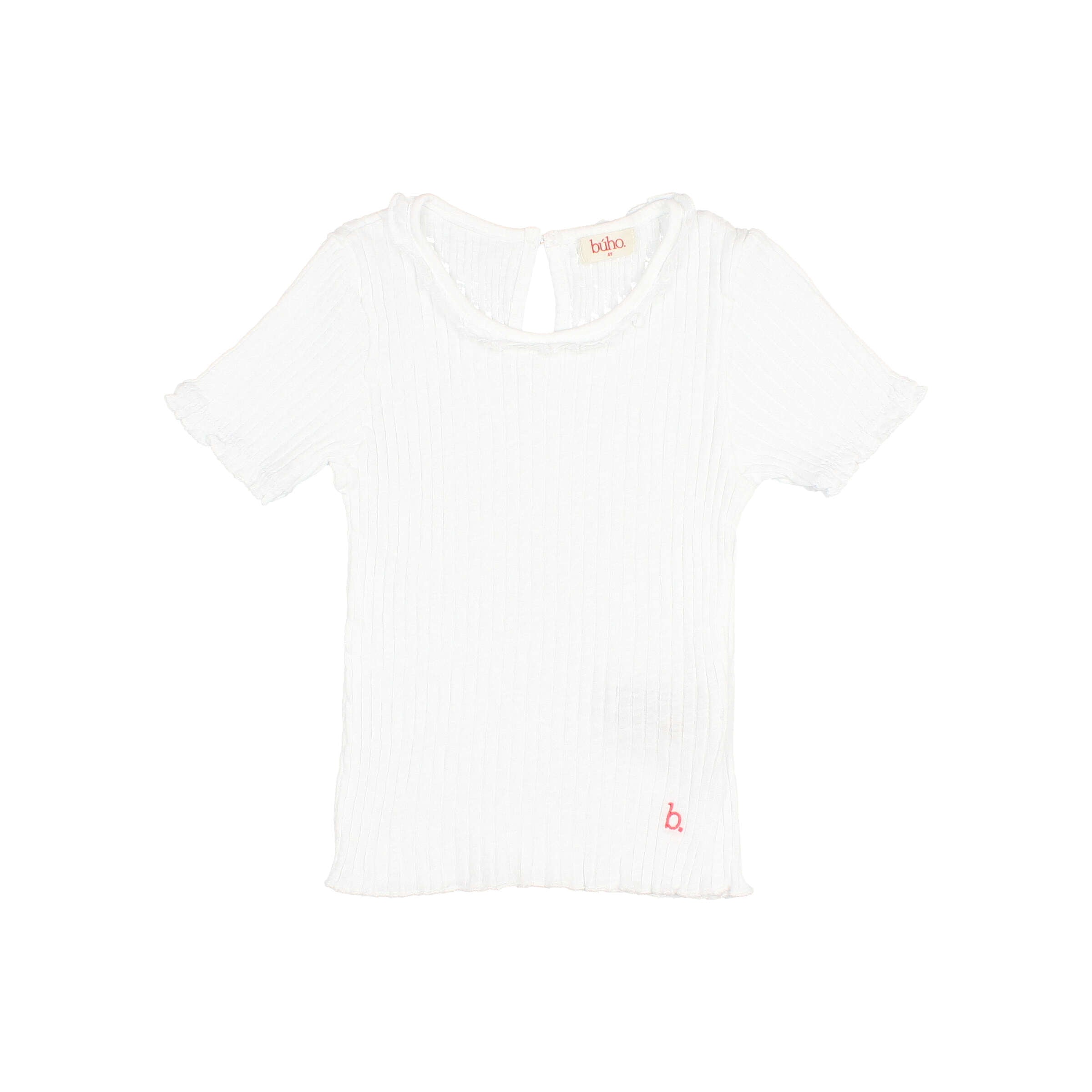 Búho Rib Collar T-shirt