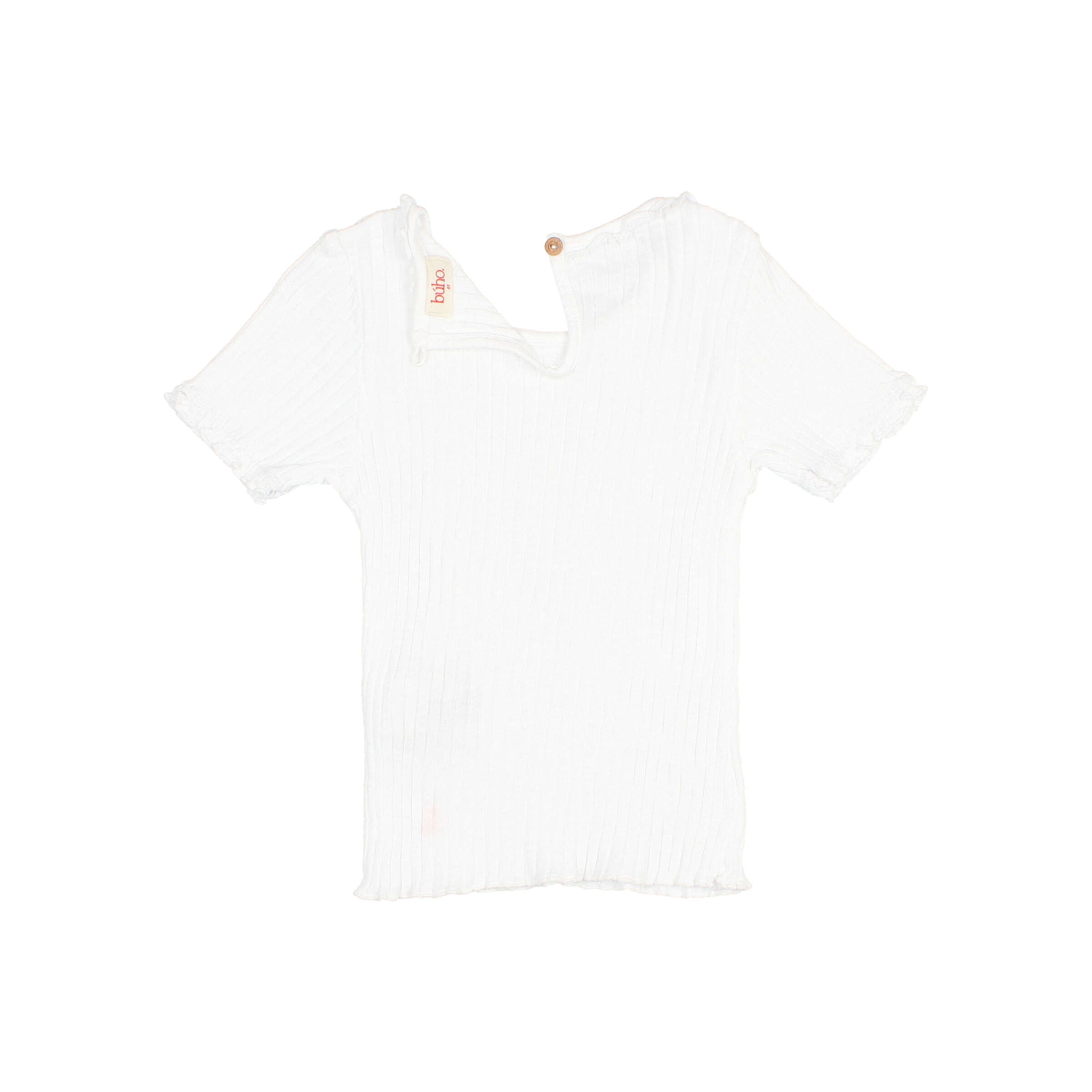 Búho Rib Collar T-shirt