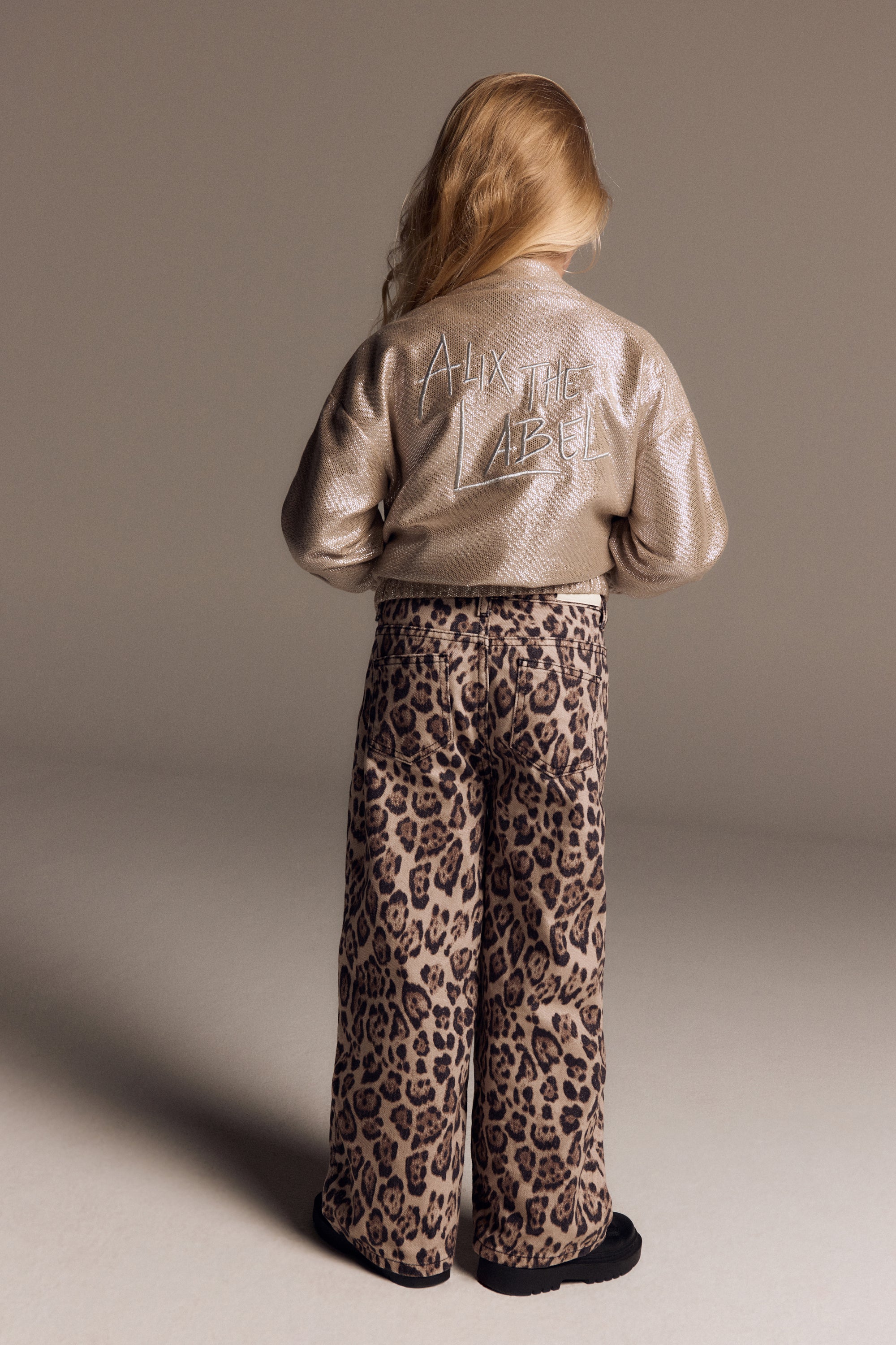 Alix Mini Knitted Silver Bomber Girls