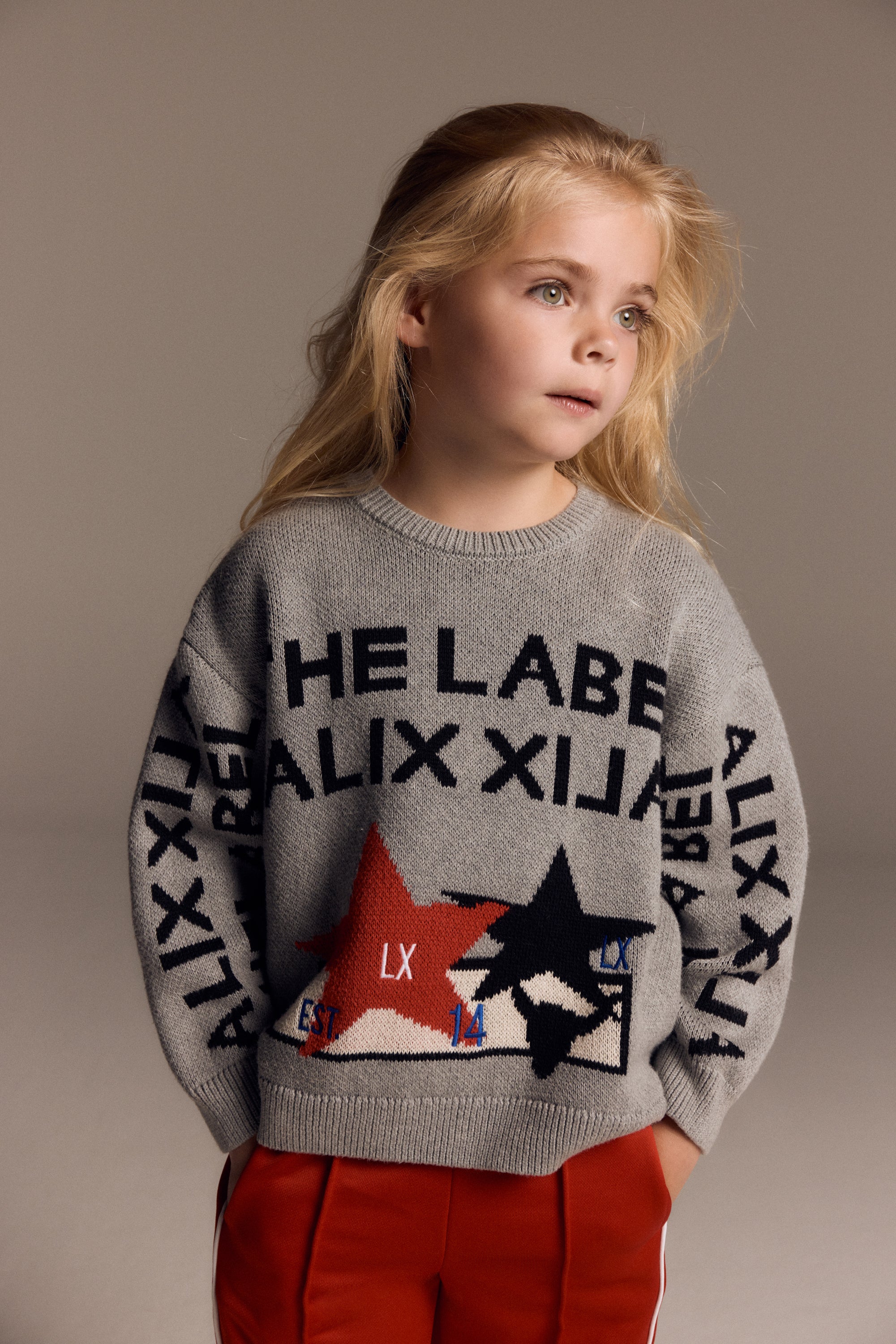 Alix Mini Knitted Jacquard Pullover