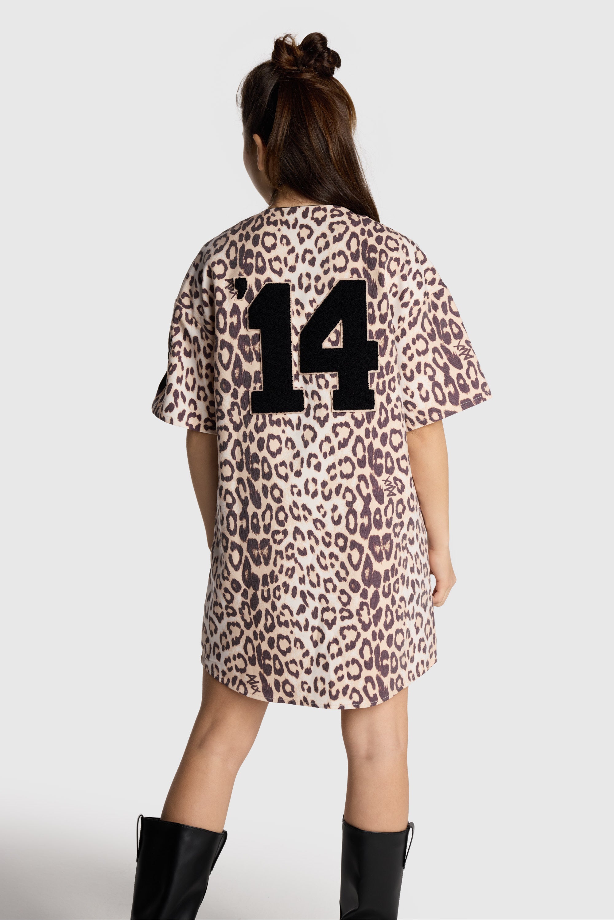 Alix Mini Woven Baseball Dress
