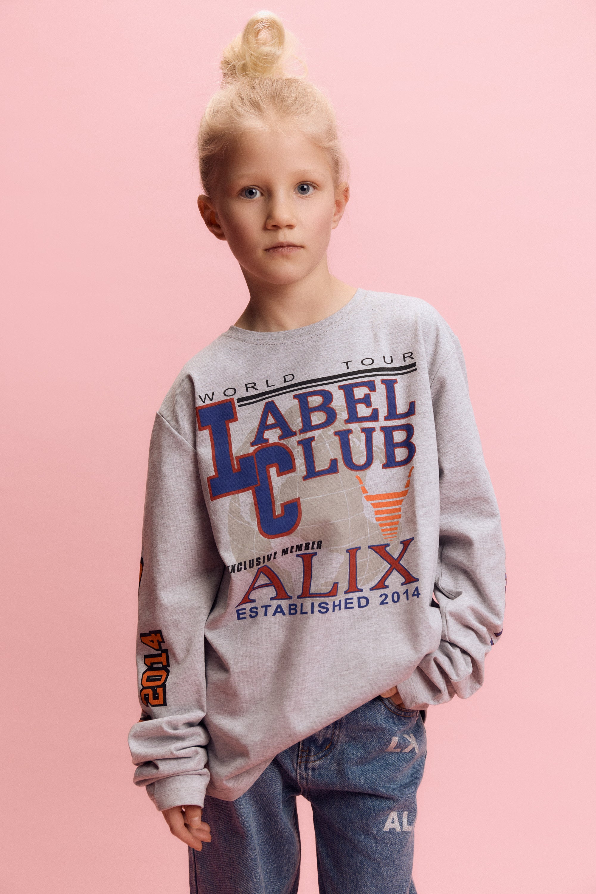 Alix Mini Knitted Fancy Artwork Longsleeve